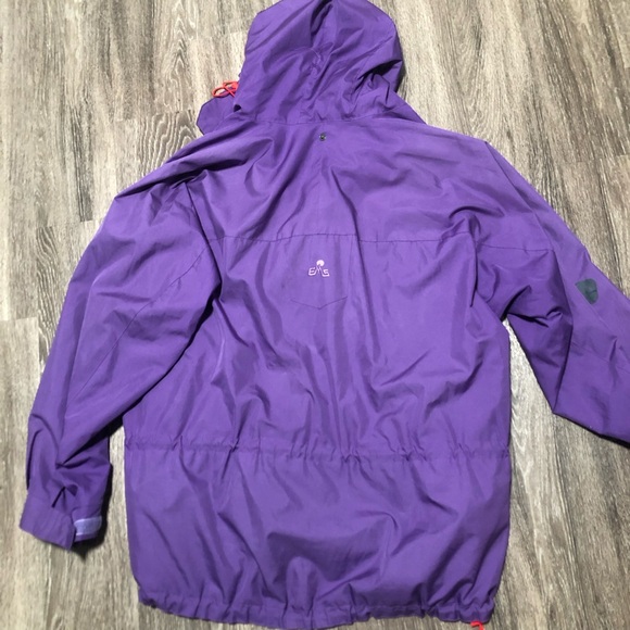 Vintage Eastern Mountain Sports (EMS) Purple Half-Zip Anorak Windbreaker Jacket - Picture 13 of 13